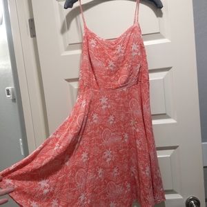 Coral Old Navy Sundress Vacation Print M